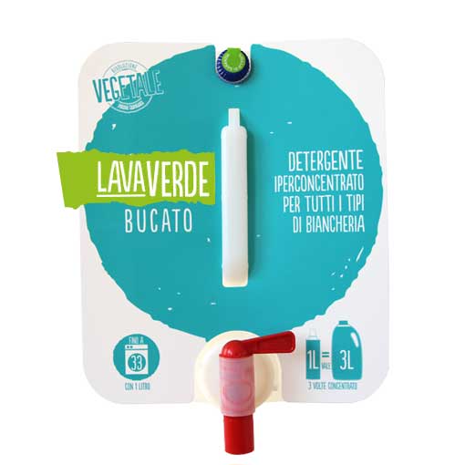 Lavaverde Bucato Detergente iperconcentrato per tutti i tipi di biancheria