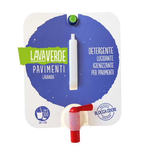 Lavaverde Pavimenti Lavanda Detergente lucidante igienizzante per pavimenti