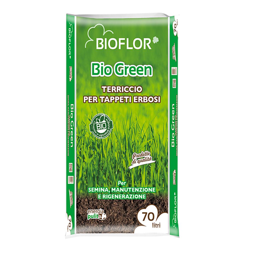 Bio Green miscela di torbe, sabbia silicea e lapillo vulcanico prodotto da Bioflor