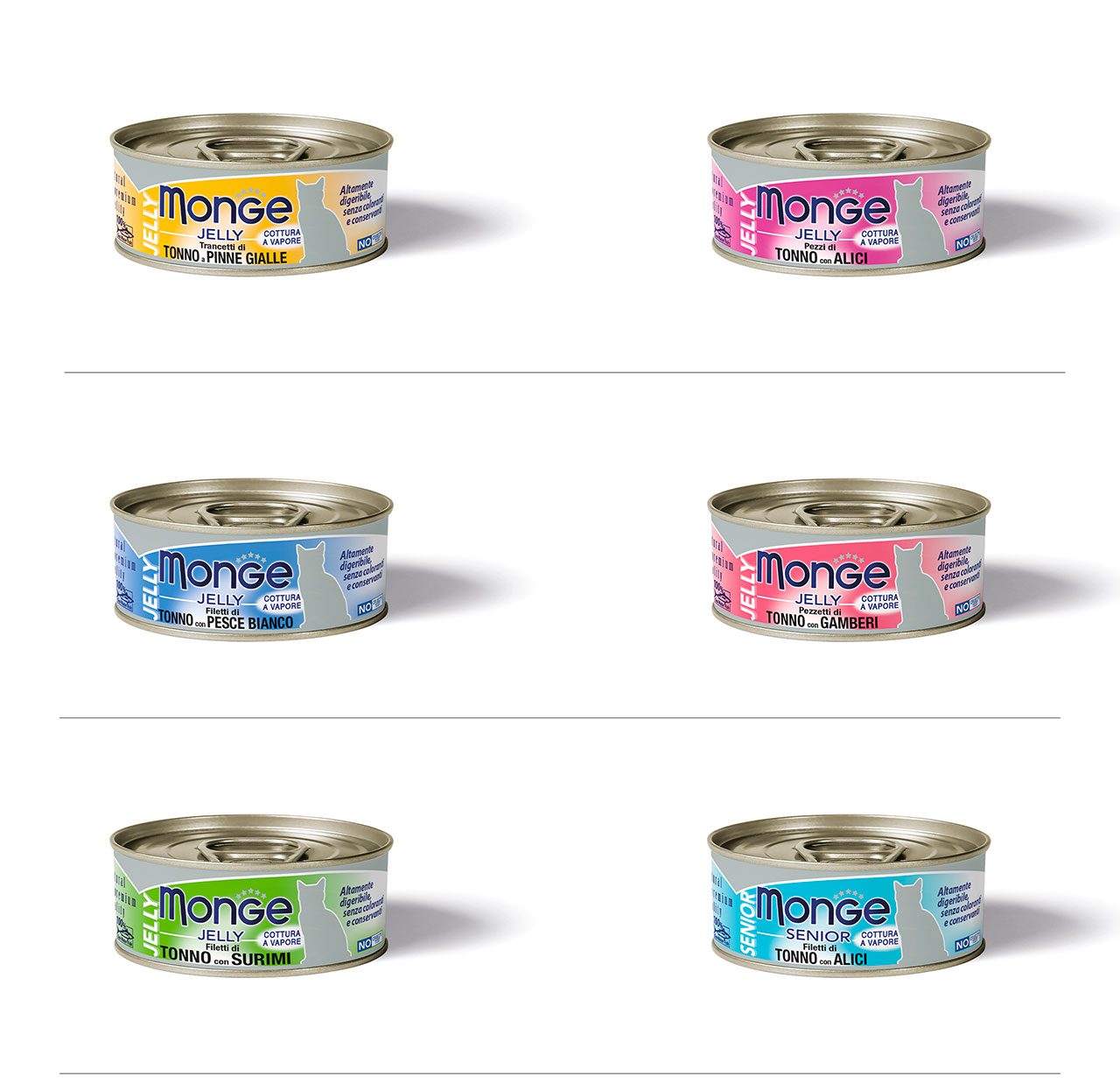 Cibo per gatti Monge linea jelly