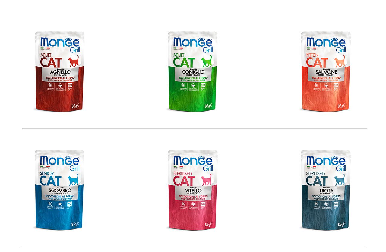 I NOSTRI ALIMENTI PER GATTI - UMIDO Linea Monge