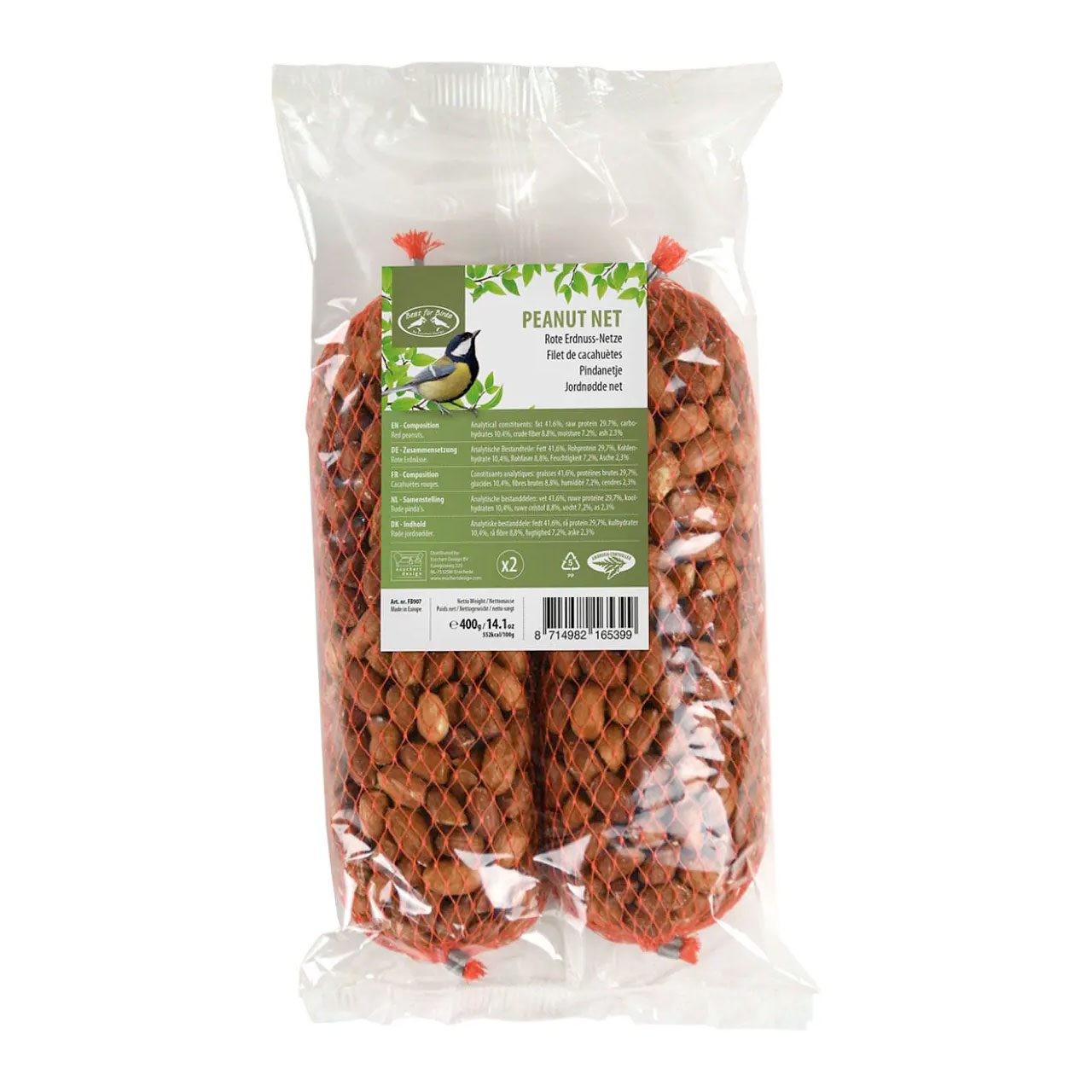 Set 2 Sacchetti Arachidi Rosse