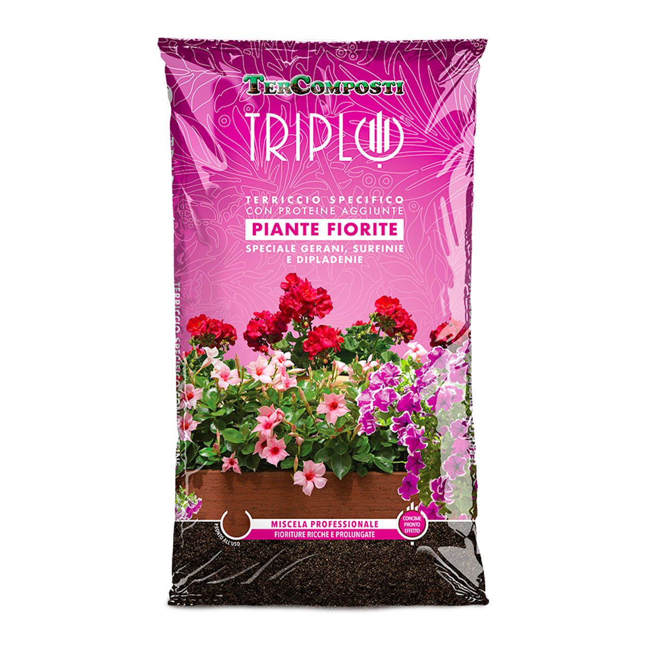 TRIPLO PIANTE FIORITE