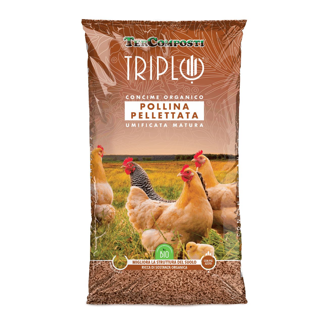 TRIPLO Pollina Pellettata TerComposti