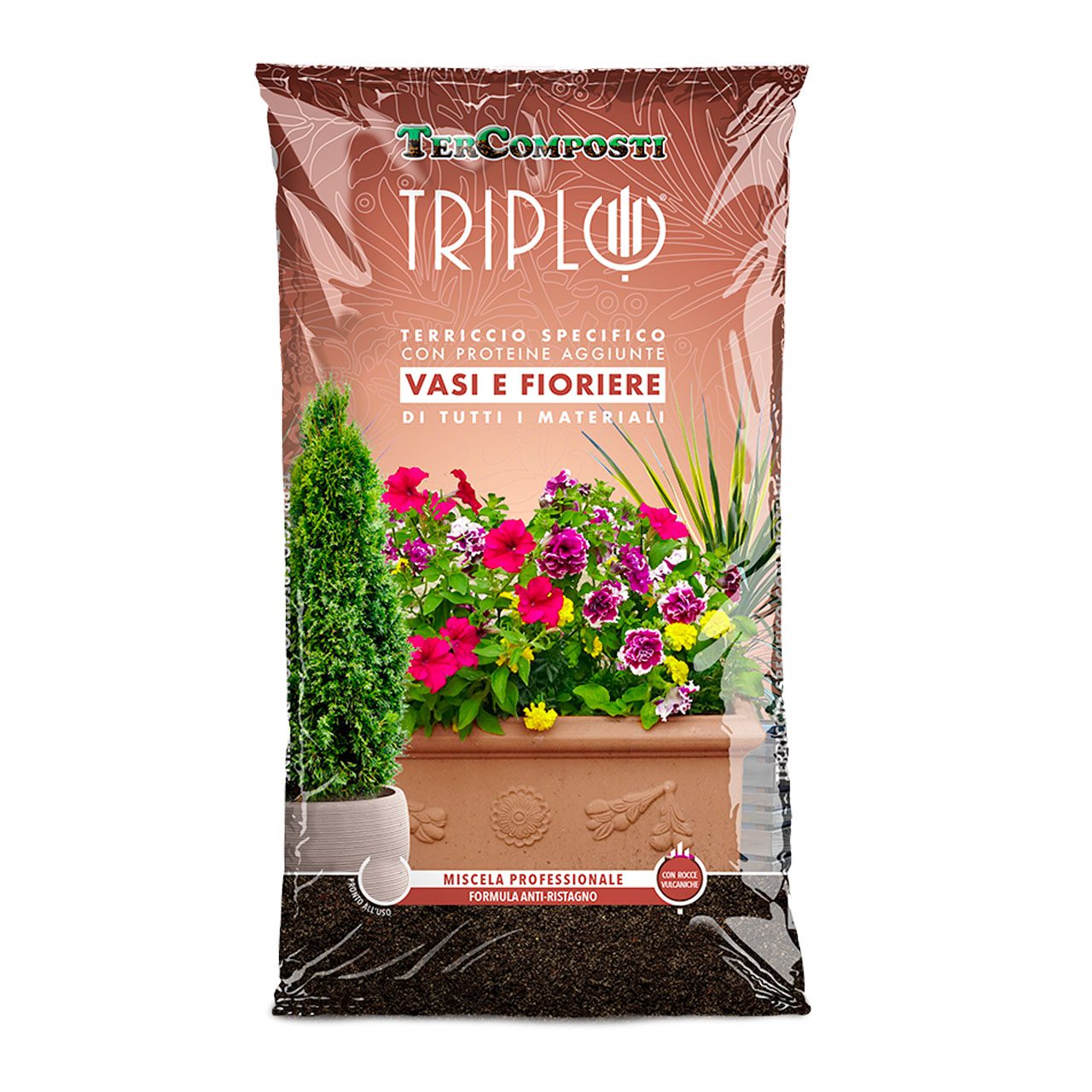 TRIPLO VASI E FIORIERE